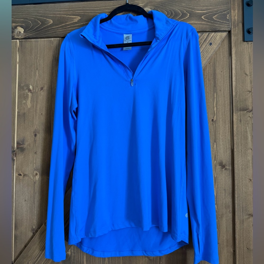 C9 by Champion Women’s Royal Blue Long Sleeve Quarter Zip Top Medium